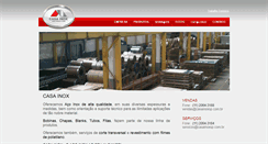 Desktop Screenshot of casainoxsp.com.br